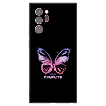 Picasee fekete szilikon tok az alábbi mobiltelefonokra Samsung Galaxy Note 20 Ultra - Diamanty Purple