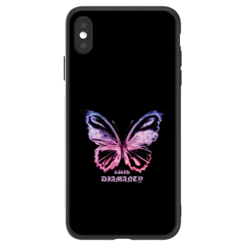 Picasee ULTIMATE CASE Apple iPhone XS Max - készülékre - Diamanty Purple
