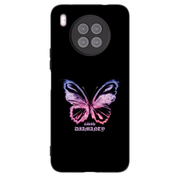 Picasee fekete szilikon tok az alábbi mobiltelefonokra Huawei Nova 8i - Diamanty Purple