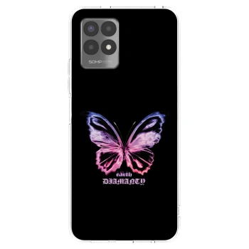 Picasee átlátszó szilikon tok az alábbi mobiltelefonokra Realme 8i - Diamanty Purple