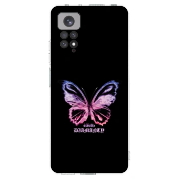 Picasee átlátszó szilikon tok az alábbi mobiltelefonokra Xiaomi Redmi Note 11 - Diamanty Purple