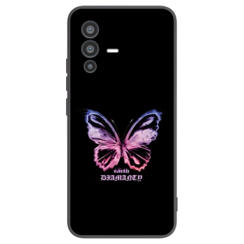 Picasee fekete szilikon tok az alábbi mobiltelefonokra Vivo V23 5G - Diamanty Purple