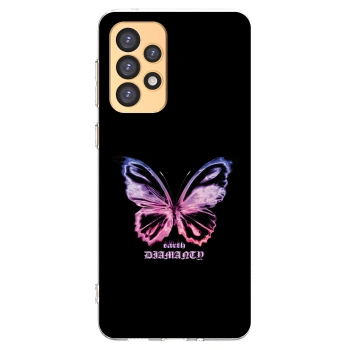 Picasee átlátszó szilikon tok az alábbi mobiltelefonokra Samsung Galaxy A33 5G A336 - Diamanty Purple