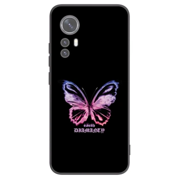Picasee fekete szilikon tok az alábbi mobiltelefonokra Xiaomi 12X - Diamanty Purple