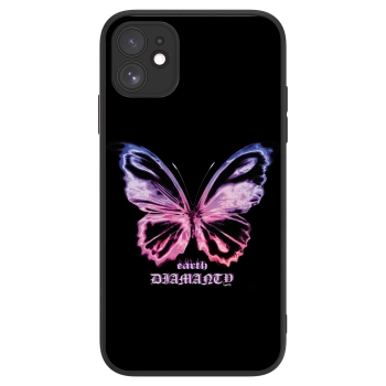 Picasee ULTIMATE CASE MagSafe Apple iPhone 11 - készülékre - Diamanty Purple