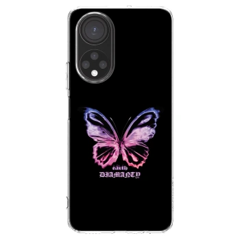 Picasee átlátszó szilikon tok az alábbi mobiltelefonokra Honor X7 - Diamanty Purple