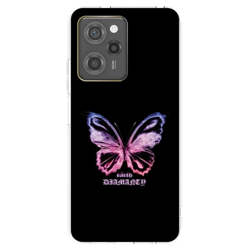 Picasee fekete szilikon tok az alábbi mobiltelefonokra Xiaomi Poco X5 Pro - Diamanty Purple