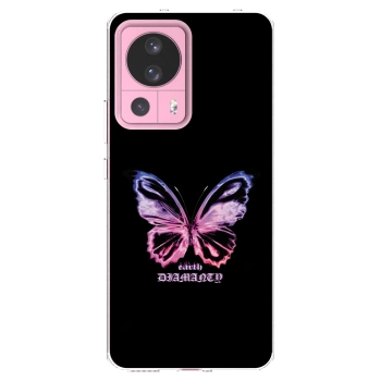 Picasee átlátszó szilikon tok az alábbi mobiltelefonokra Xiaomi 13 Lite - Diamanty Purple