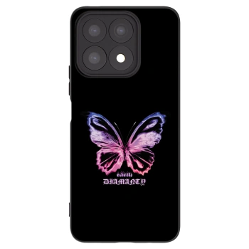 Picasee fekete szilikon tok az alábbi mobiltelefonokra Honor X8a - Diamanty Purple