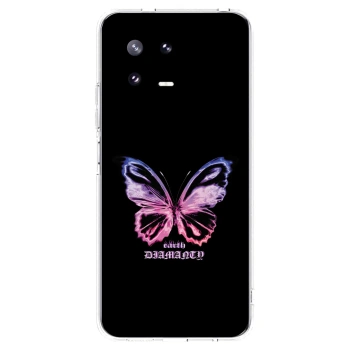 Picasee átlátszó szilikon tok az alábbi mobiltelefonokra Xiaomi 13 Pro - Diamanty Purple
