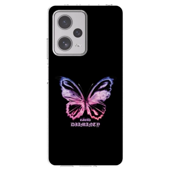 Picasee átlátszó szilikon tok az alábbi mobiltelefonokra Xiaomi Redmi Note 12 Pro+ 5G - Diamanty Purple