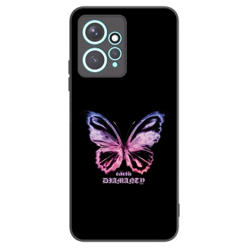 Picasee fekete szilikon tok az alábbi mobiltelefonokra Xiaomi Redmi Note 12 4G - Diamanty Purple