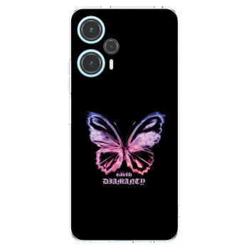 Picasee átlátszó szilikon tok az alábbi mobiltelefonokra Xiaomi Poco F5 - Diamanty Purple