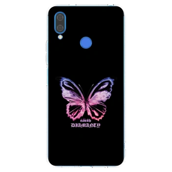 Picasee átlátszó szilikon tok az alábbi mobiltelefonokra Huawei Nova 3i - Diamanty Purple