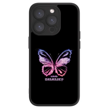 Picasee ULTIMATE CASE Apple iPhone 15 Pro - készülékre - Diamanty Purple
