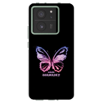 Picasee átlátszó szilikon tok az alábbi mobiltelefonokra Xiaomi 13T Pro - Diamanty Purple