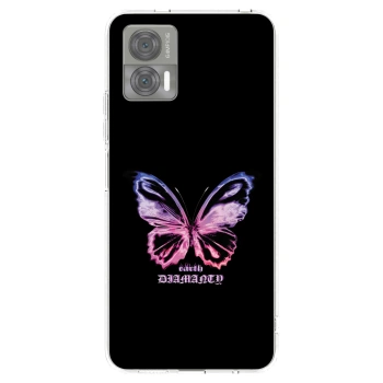 Picasee átlátszó szilikon tok az alábbi mobiltelefonokra Motorola Edge 30 Neo - Diamanty Purple