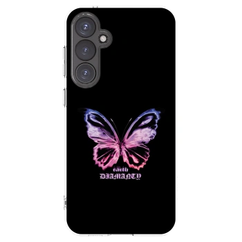 Picasee átlátszó szilikon tok az alábbi mobiltelefonokra Samsung Galaxy S23 FE S711B - Diamanty Purple