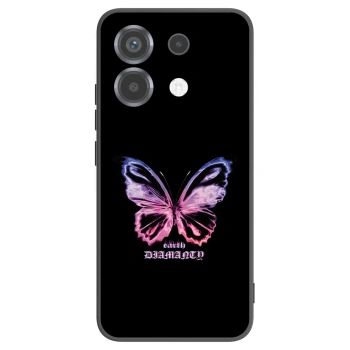 Picasee fekete szilikon tok az alábbi mobiltelefonokra Xiaomi Poco X6 - Diamanty Purple