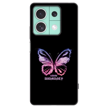 Picasee fekete szilikon tok az alábbi mobiltelefonokra Xiaomi Redmi Note 13 5G - Diamanty Purple