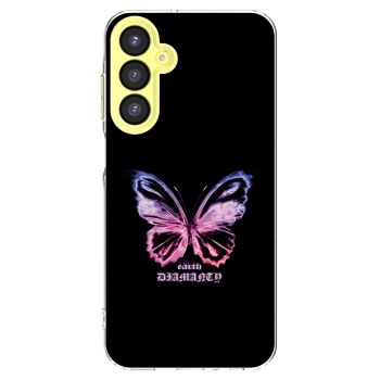 Picasee átlátszó szilikon tok az alábbi mobiltelefonokra Samsung Galaxy A25 A256B 5G - Diamanty Purple