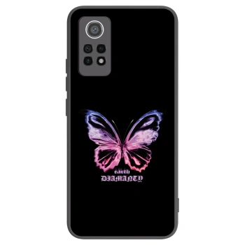 Picasee fekete szilikon tok az alábbi mobiltelefonokra Xiaomi Redmi Note 12 Pro 4G - Diamanty Purple