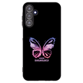 Picasee fekete szilikon tok az alábbi mobiltelefonokra Samsung Galaxy A15 A155F 4G - Diamanty Purple