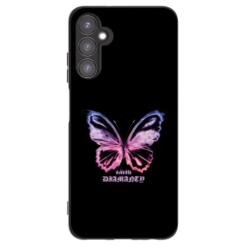 Picasee fekete szilikon tok az alábbi mobiltelefonokra Samsung Galaxy A05s A057G - Diamanty Purple
