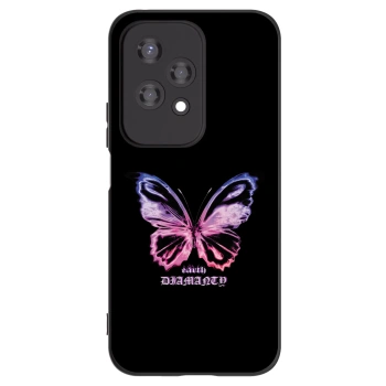 Picasee fekete szilikon tok az alábbi mobiltelefonokra Honor 200 Lite - Diamanty Purple