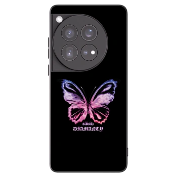 Picasee fekete szilikon tok az alábbi mobiltelefonokra OnePlus 12 5G - Diamanty Purple