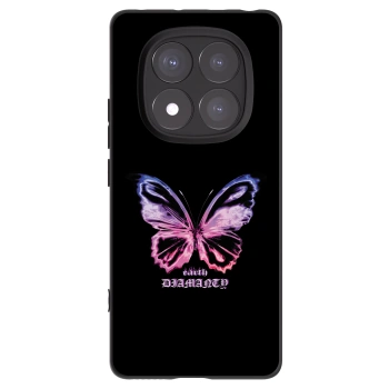 Picasee fekete szilikon tok az alábbi mobiltelefonokra Xiaomi Redmi Note 14 Pro+ 5G - Diamanty Purple