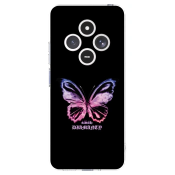 Picasee átlátszó szilikon tok az alábbi mobiltelefonokra Xiaomi Redmi 14C - Diamanty Purple