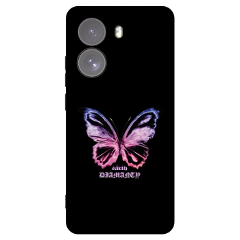 Picasee fekete szilikon tok az alábbi mobiltelefonokra Xiaomi Poco X7 - Diamanty Purple