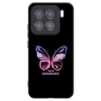 Picasee fekete szilikon tok az alábbi mobiltelefonokra Xiaomi 15 - Diamanty Purple