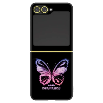 Szilikon tok erre a típusra Samsung Galaxy Z Flip6 5G - Diamanty Purple
