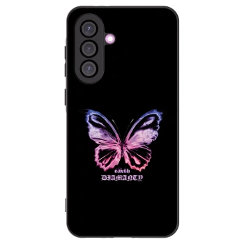 Picasee fekete szilikon tok az alábbi mobiltelefonokra Samsung Galaxy A36 5G - Diamanty Purple