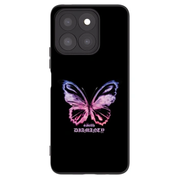 Picasee fekete szilikon tok az alábbi mobiltelefonokra Honor X8c - Diamanty Purple