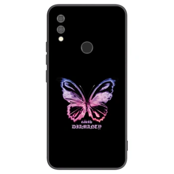 Picasee fekete szilikon tok az alábbi mobiltelefonokra Xiaomi Redmi Note 7 - Diamanty Purple