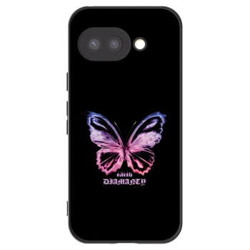 Picasee fekete szilikon tok az alábbi mobiltelefonokra Google Pixel 9a - Diamanty Purple