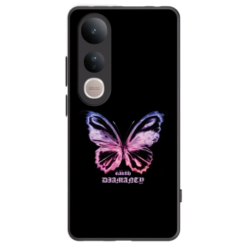 Picasee fekete szilikon tok az alábbi mobiltelefonokra Vivo V50 Lite 5G - Diamanty Purple