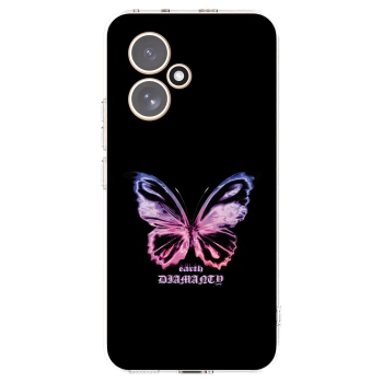 Picasee átlátszó szilikon tok az alábbi mobiltelefonokra Honor 400 5G - Diamanty Purple
