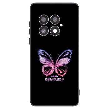 Picasee fekete szilikon tok az alábbi mobiltelefonokra OnePlus 13 5G - Diamanty Purple