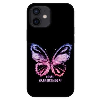 Szilikon tok erre a típusra Apple iPhone 12 mini - Diamanty Purple