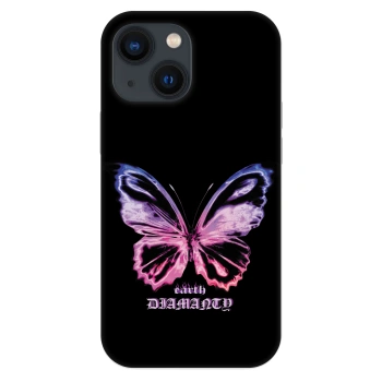 Szilikon tok erre a típusra Apple iPhone 13 mini - Diamanty Purple