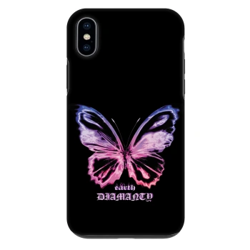 Szilikon tok erre a típusra Apple iPhone XS Max - Diamanty Purple