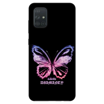 Szilikon tok erre a típusra Samsung Galaxy A71 A715F - Diamanty Purple