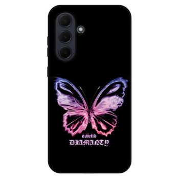 Szilikon tok erre a típusra Samsung Galaxy A35 5G A356B - Diamanty Purple