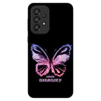 Szilikon tok erre a típusra Samsung Galaxy A33 5G A336 - Diamanty Purple