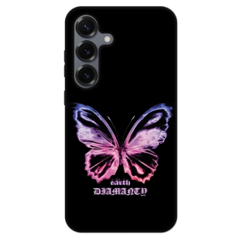 Szilikon tok erre a típusra Samsung Galaxy S25 5G - Diamanty Purple
