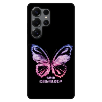 Szilikon tok erre a típusra Samsung Galaxy S25 Ultra 5G - Diamanty Purple
